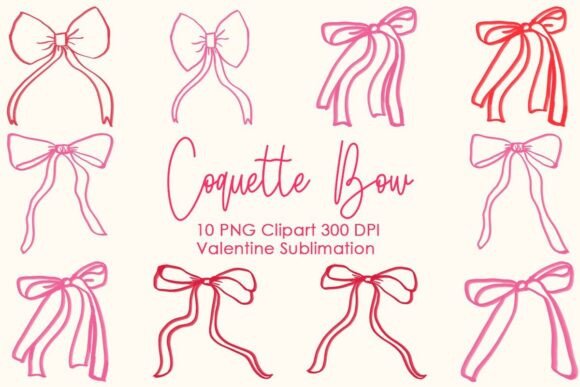 Coquette Bow Valentine Clip Art: A Designer's Guide