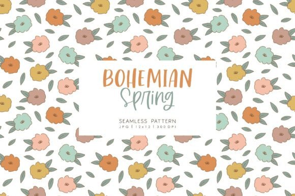 Elevate Designs with Bohemian Spring Patterns