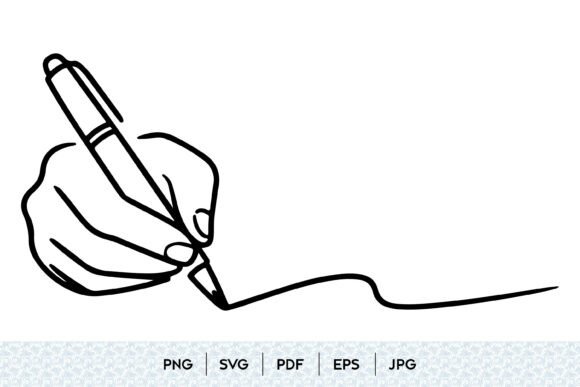 Evaluating Hand Holding Pen Continuous Line Art for Design Projects