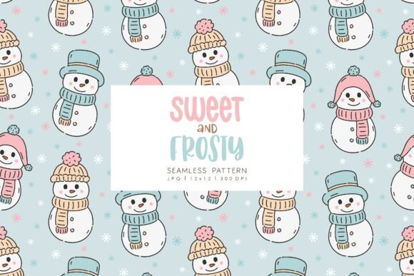 Evaluating the Design Utility of Seamless Pattern Sweet and Frosty 2