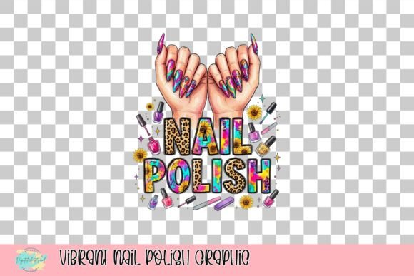 Evaluating the Vibrant Nail Polish Graphic for Beauty Branding and Social Media