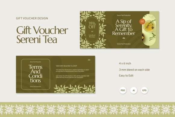 Sereni Tea Gift Voucher: A Modern Branding Tool